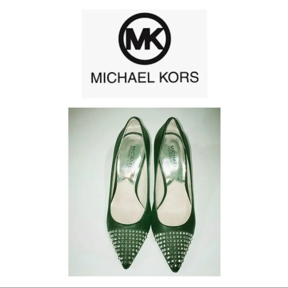 Michael Kors Cap Toe Studded Pumps - Picture 4 of 6